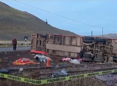 Trágico Accidente En Puno Revelan Identidad De Víctimas Mortales Y