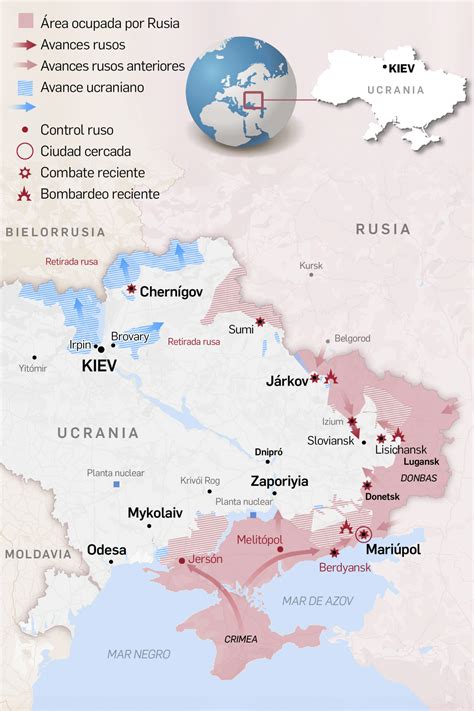 Guerra Rusia Ucrania Los Mapas Y Gr Ficos Que Detallan La Invasi N