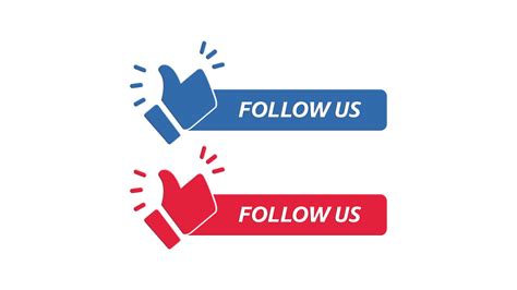 Follow Us Button Free Png 21055237 Png