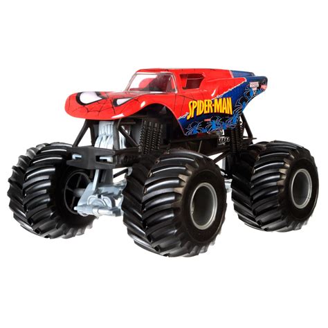 Hot Wheels Monster Jam Spider-Man Die-Cast Metal Vehicle - Walmart.com