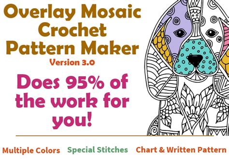 Mosaic Crochet Pattern Creator Overlay Mosaic Crochet Etsy