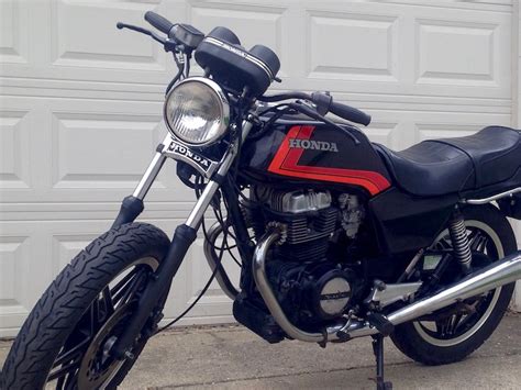 Nelly S Garage SOLD 1982 Honda CB 450T Hawk Black Standard Naked