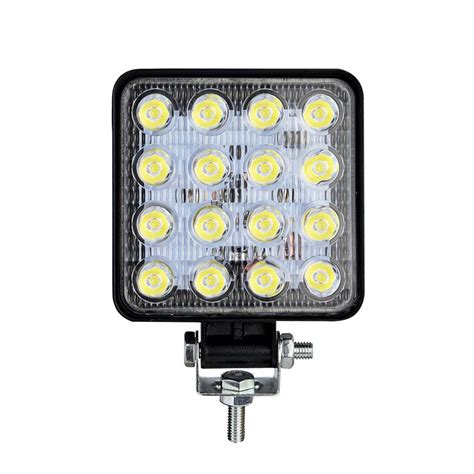 48W 16LED Work Light Spot Beam Car Driving Fog Lamp 12V 24V For 4WD