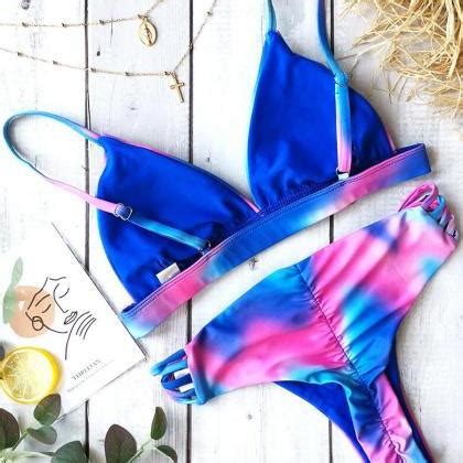 Swimwear Bandage Bikini Set Swimsuit Swimsuit On Luulla