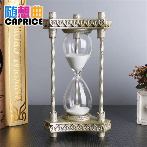 30 Minutes Time Retro Hourglass Spiral Column Home Furnishing Ornaments Creative Birthday