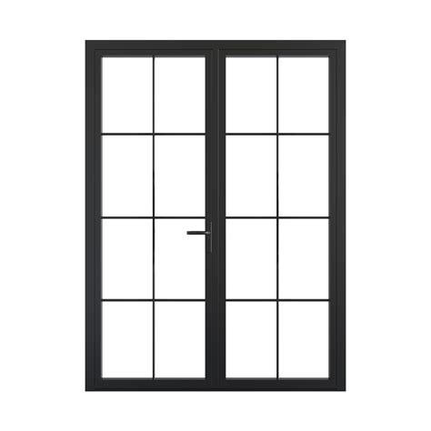 All Glass Aluminum Metal French Doors