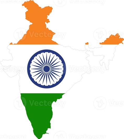 Transparent Background Indian Flag Map Png Images