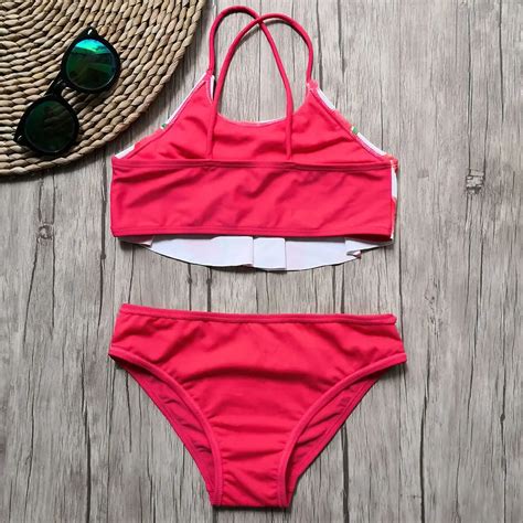 Tiozoney Bikini De Ni A De A A Os Ropa De Ba O Con Estampado Falabella