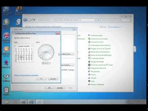 Configurando Data E Hora Youtube