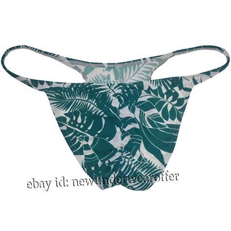 Mens Pucker Back Bikini Briefs Underwear Fitness Pouch String Skimpy Briefs Swim Ebay