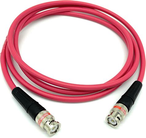 Amazon AV Cables 12G 4K UHD SDI BNC RG59 ケーブル Belden 4505R レッド 1