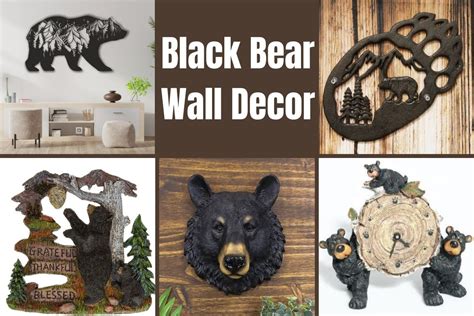 13 Black Bear Wall Decor Pieces That Will Look Great In Your Home