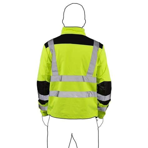 Chaqueta Softshell De Alta Visibilidad Cofan Seguridad Chaqueta