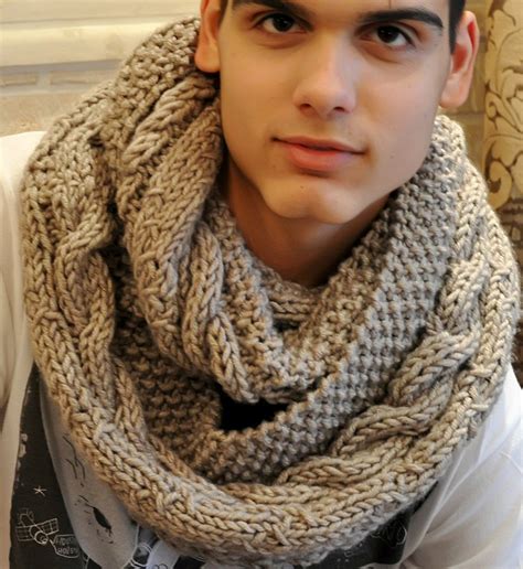 easy crochet mens scarf pattern 3