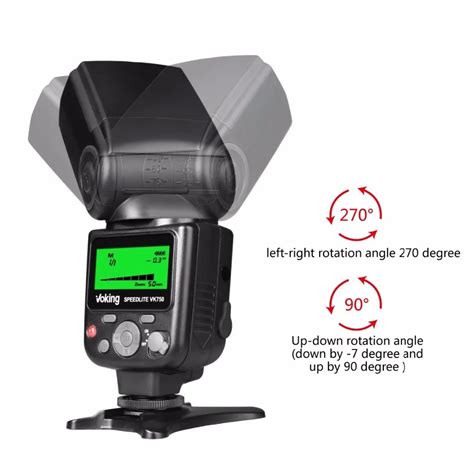 Voking VK750 ручная Вспышка Speedlite с ЖК-дисплеем для Canon Nikon ...