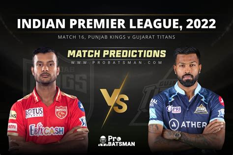 Today Match Team Ipl Pbks Vs Gt Match Match Prediction