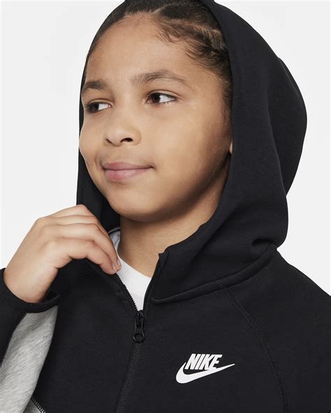 Sweat Capuche Et Zip Nike Sportswear Tech Fleece Pour Gar On Plus G