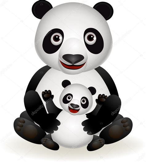 Mother And Baby Panda Stock Vector Image By Dagadu 5859075