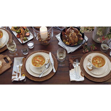 Lucca 20 Piece Flatware Set Reviews Crate And Barrel