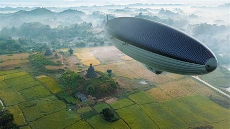 Solar Airship One Een Duurzaam En Futuristisch Luchtschip