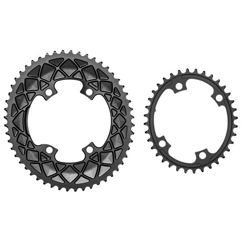 Absolute Black Shimano R9100 R8000 Oval Chainring Lordgun Online Bike Store
