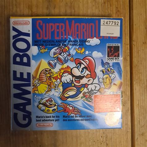 Nintendo Super Mario Land 1 First Edition Fah Old Stock Boxed