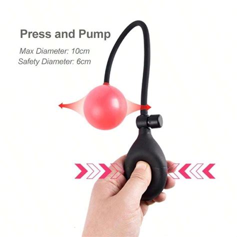 Inflatable Anal Plug Prostate Massage Sex Toys For Beginner Inflatable Male Anus Insert Device