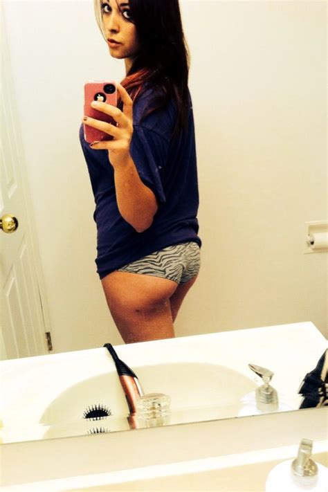 Zebra Panties Mirror Shot Porn Pic