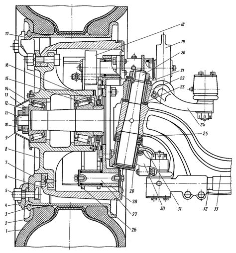 ПЕРЕДНИЙ МОСТ И РУЛЕВЫЕ ТЯГИ АВТОМОБИЛЕЙ МАЗ-64227, MA3-54322