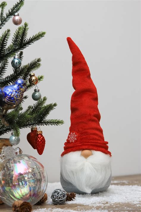 Игрушка Рождественский Гном, гномик. Подарок на Новый год 2019 Felt ...