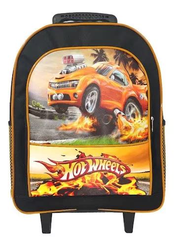 Mochila Hot Wheels Rodinhas Escolar Grande Parcelamento Sem Juros