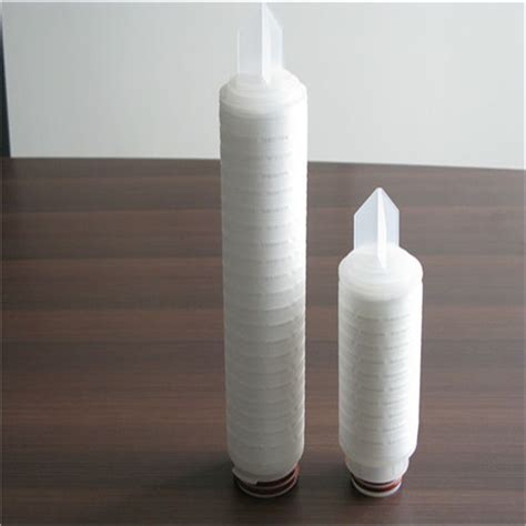 Glass Fiber Membrane Pleated Water Filter Cartridge Filter