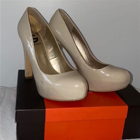 Guess Shoes Guess Nude Patent Leather Pumps Size Poshmark