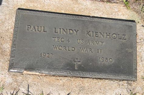 Paul Lindy Kienholz Find A Grave Memorial