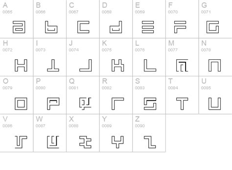 Atari 1 Font