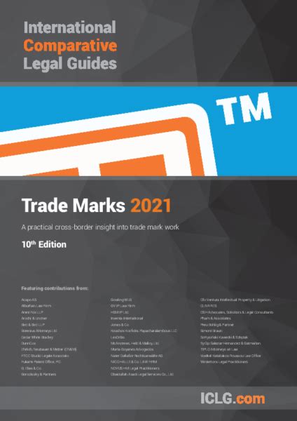 執筆のお知らせInternational Comparative Legal Guide to Trade Marks 2021