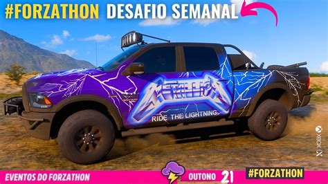 Forza Horizon Forzathon Ram Power Wagon Desafio Semanal