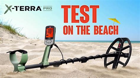 Minelab X-Terra Pro. ТЕСТЫ НА ПЛЯЖЕ - YouTube