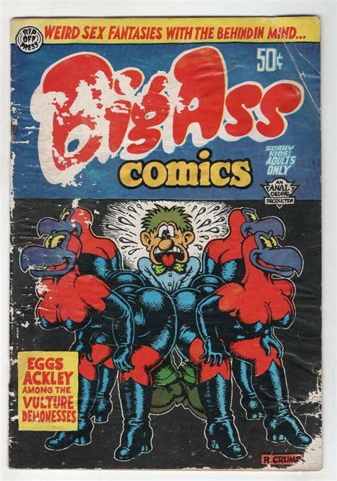 Big Ass Comics Rip Off Press Gd Vg Th Print Robert Crumb