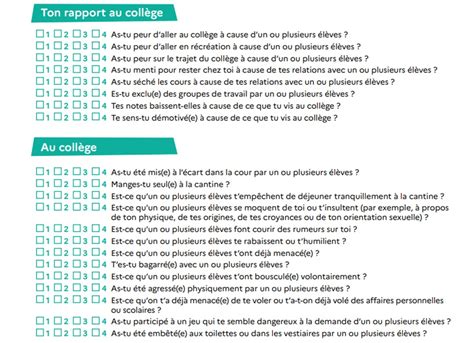 As Tu Peur Daller L Cole Quoi Ressemble Le Questionnaire Anti