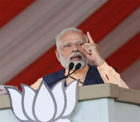 PM Modi Addresses A Public Meeting In Nizamabad Telangana