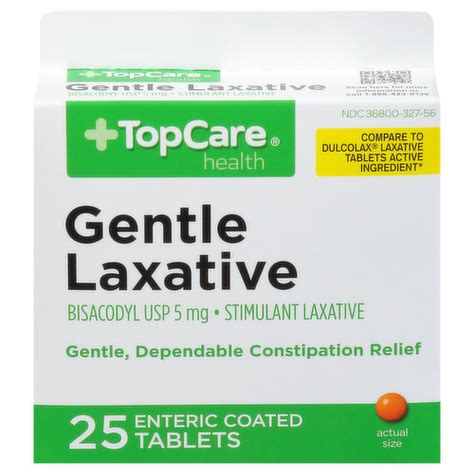 Topcare Gentle Laxative 5 Mg Tablets Super 1 Foods