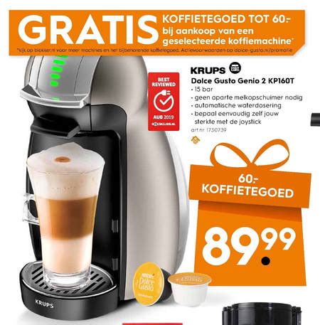 Dolce Gusto Apparaat Folder Aanbieding Bij Blokker Details