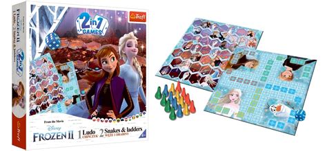 Настолна игра 2 в 1 Frozen II (Ludo/Snakes and Ladders) - детска | Ozone.bg