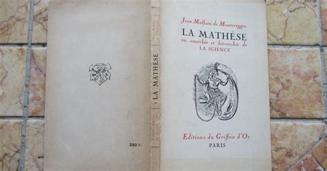 Рене Генон о переиздании «Матезиса» Мальфатти с предисл. Делёза (1947 ...