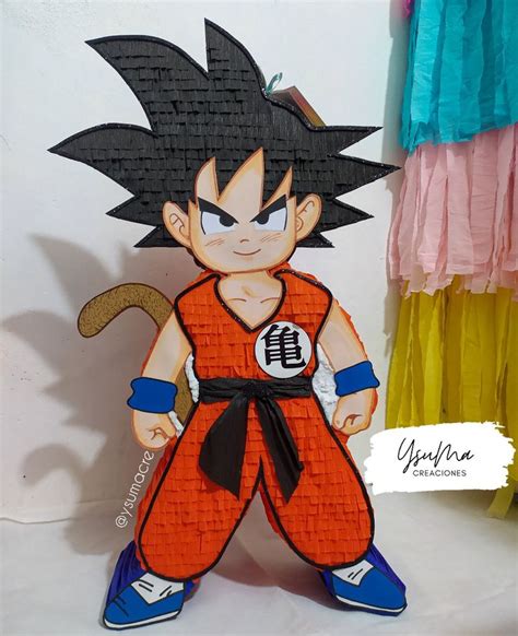 Piñata Goku Piñata de goku Piñatas para niños Hacer piñatas