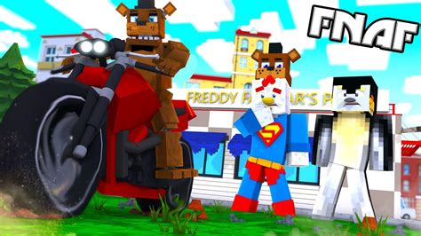 Minecraft Fnaf Pizzeria Franchise Freddy Escapes Youtube