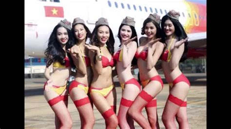 Vietjet Air Cabin Crew Flight Attendant Bikinis My XXX Hot Girl