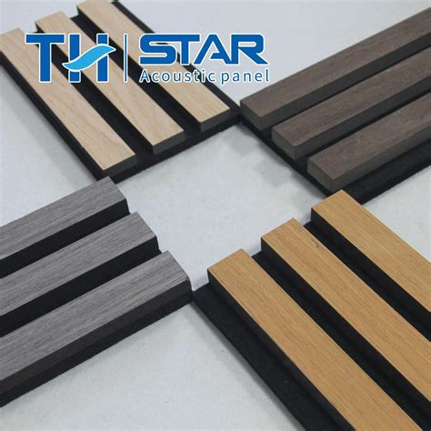 Custom Eco Friendly Slat Wall Acoustic Natural Oak Surface Wooden Slat