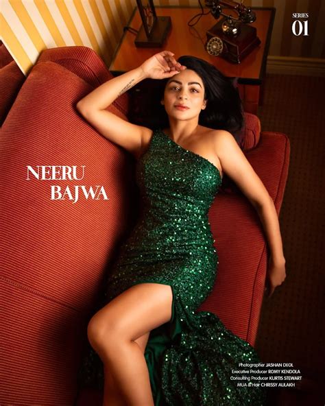 Neeru Bajwa Turns The Heat Up With Her Stylish Hot Avatar In This Body Hugging Thigh High Slit
